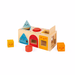 JANOD Geometric Shapes Box (wood), Bois