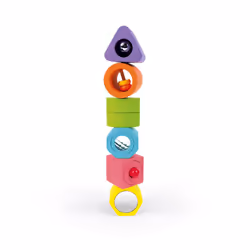JANOD I Wood Shapes & Sounds 6-Block Puzzle (wood) - Vue supplémentaire 5