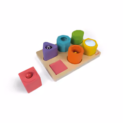 JANOD I Wood Shapes & Sounds 6-Block Puzzle (wood) - Vue supplémentaire 6