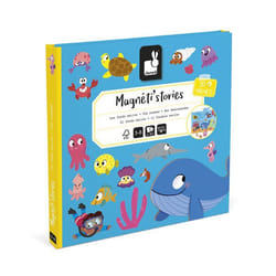MagnétiStories Fonds Marins - Jeu Éducatif Magnétique 30 Aimants - Jouet Enfant en Carton FSC - Dès 3 Ans