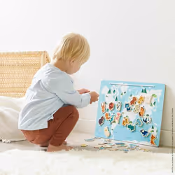JANOD J05468 puzzle Puzzle magnétique 40 pièce(s) Animaux