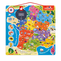 Juratoys Puzzle France Magnétique 93 Pcs (Bois) - Nouvelles Régions 2016 - Vue supplémentaire 5
