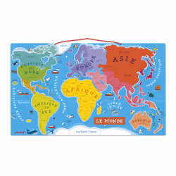 Juratoys Puzzle Monde Magnétique 92 Pcs (Bois) - Vue supplémentaire 3