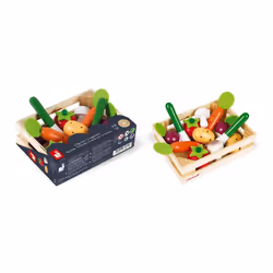 Juratoys Cagette De 12 Légumes (Bois), 3 an(s)