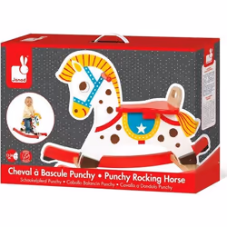 Cheval à bascule en bois Punchy - JANOD - Multicolore - Mixte - A partir de 12 mois