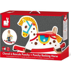 Cheval à bascule en bois Punchy - JANOD - Multicolore - Mixte - A partir de 12 mois
