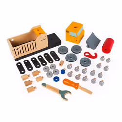 JANOD Brico'kids wooden builder's truck - Vue supplémentaire 6
