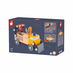 JANOD Brico'kids wooden builder's truck - Vue supplémentaire 9