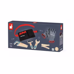 Ceinture Outils avec Gants BricoKids - Jouet dImitation Bricolage en Bois - Dès 3 ans