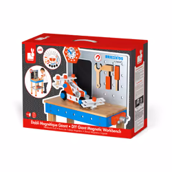 Juratoys Etabli Magnétique Géant Brico'Kids (Bois) - Vue supplémentaire 10