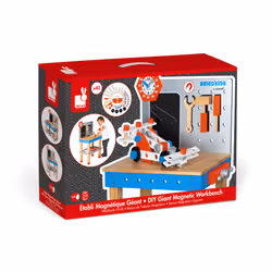 Juratoys Etabli Magnétique Géant Brico'Kids (Bois) - Vue supplémentaire 11