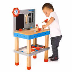 Juratoys Etabli Magnétique Géant Brico'Kids (Bois) - Vue supplémentaire 6