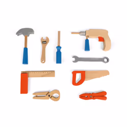 JANOD Boite À Outils Brico'Kids (Bois) - Vue supplémentaire 6