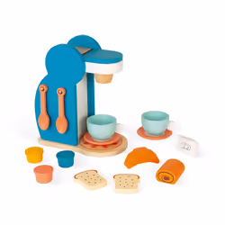 Juratoys Set Du Petit Déjeuner En Bois