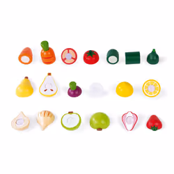 Juratoys Maxi Set - Fruits & Légumes À Découper (Bois) - Vue supplémentaire 7