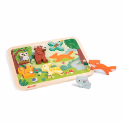 JANOD Chunky Forêt, 7 pièce(s), Faune, 1,5 an(s)