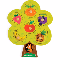 JANOD Puzzle Arbre Gourmand, 6 pièce(s), Flora, 1,5 an(s)