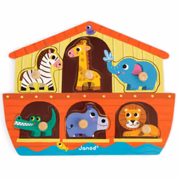 JANOD Puzzle Arche de Noé, 6 pièce(s), Faune, 1,5 an(s)