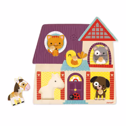 JANOD J07078 puzzle Puzzle à formes 5 pièce(s) Animaux