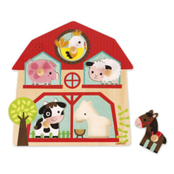 JANOD Puzzle Musical Les Copains de la Ferme