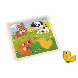 JANOD J07080 puzzle Puzzle à formes Animaux
