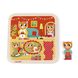 JANOD J07085 puzzle Puzzle à formes 5 pièce(s) Animaux