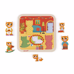 JANOD J07085 puzzle Puzzle à formes 5 pièce(s) Animaux