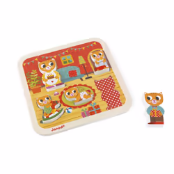 JANOD J07085 puzzle Puzzle à formes 5 pièce(s) Animaux
