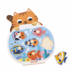 JANOD J07109 puzzle Puzzle à formes 6 pièce(s) Animaux