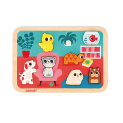 JANOD J07122 puzzle Puzzle à formes 7 pièce(s) Animaux
