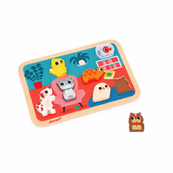 JANOD J07122 puzzle Puzzle à formes 7 pièce(s) Animaux