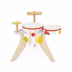 JANOD Confetti, Jouet musical, Ensemble de batterie, 3 an(s), Multicolore