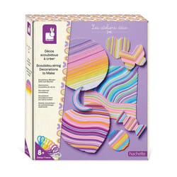 Décors Scoubidous à Créer - Les Ateliers Déco - 3 Tableaux et 8 Stickers - Kit Loisir Créatif Enfant - Dès 8 ans