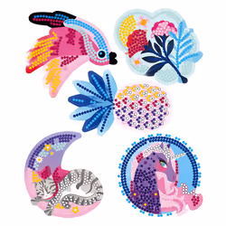 Juratoys Kit Créatif - Pixel Art Strass Jolies Décos