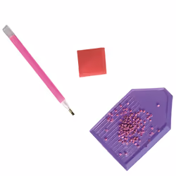 Juratoys Kit Créatif - Pixel Art Strass Jolies Décos - Vue supplémentaire 4