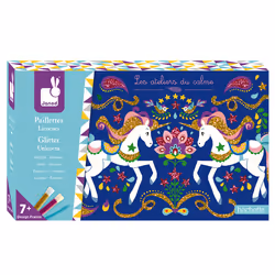 JANOD Glitter Unicorns, Carton, Plastique