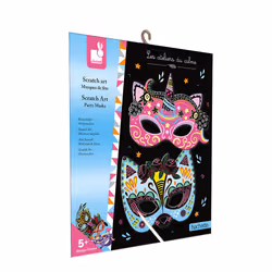 JANOD Scratch Art Party Masks