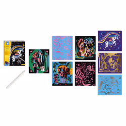 JANOD Scratch Art Horses and Unicorns