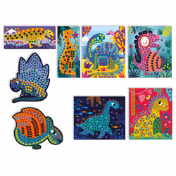 Juratoys Kit Créatif - Mosaïques Dinosaures