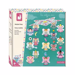 JANOD Creative Kit - Fairies Mobile, Carton, Coton, Papier, 1 pièce(s), 260 mm, 40 mm, 260 mm, France