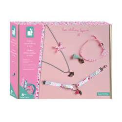 JANOD Creative Kit - 3 Flower-Themed Jewellery Ribbons to Create, Métal, Plastique, 1 pièce(s), 190 mm, 30 mm, 150 mm, France