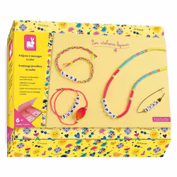 Kit créatif Janod 4 Bijoux à Messages à créer