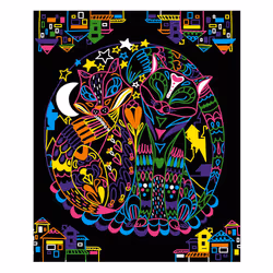 JANOD Creative Kit - Colour-in fluorescent animals 1 pièce(s)