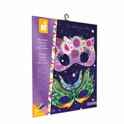 JANOD Creative Kit - Mosaic Masks Set, Carton, mousse, 1 pièce(s), 220 mm, 2 mm, 260 mm, France