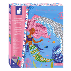 JANOD Creative Kit - Dolphins and Mermaids Mosaics Set