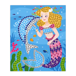 JANOD Creative Kit - Dolphins and Mermaids Mosaics Set 1 pièce(s) - Vue supplémentaire 4