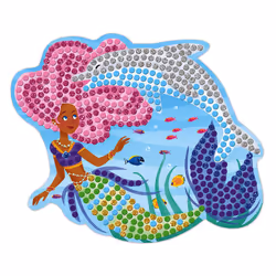 JANOD Creative Kit - Dolphins and Mermaids Mosaics Set 1 pièce(s) - Vue supplémentaire 5