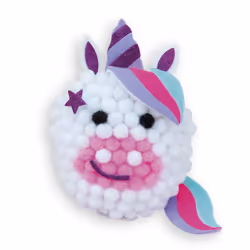 JANOD Les Ateliers Déco - Licorne Mini Pompons à Créer - Kit Loisir Créatif Enfant - Apprentissage Motricité Fine et Concentr ...