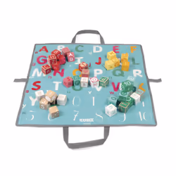 Juratoys Kubix - 40 Cubes Lettres &amp; Chiffres (Bois), 2 an(s), Bois, Plastique, 1,5 kg