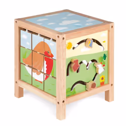 JANOD Maxi Looping Jardin, Bois, Multicolore